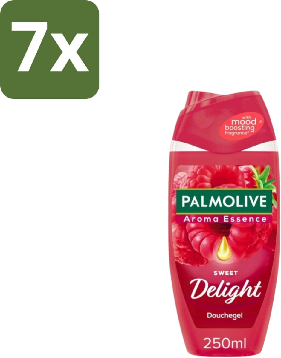 7 x Palmolive – Douchegel – Sweet Delight – 250 ml - Douchegel - Fruitige Geur - Reiniging - Verzorging - Huidverzorging