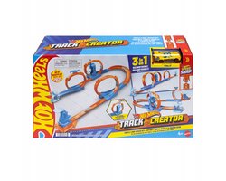 Hot Wheels Track Creator Set met Drievoudige Looping - Met speelgoedauto - Baanbouwset