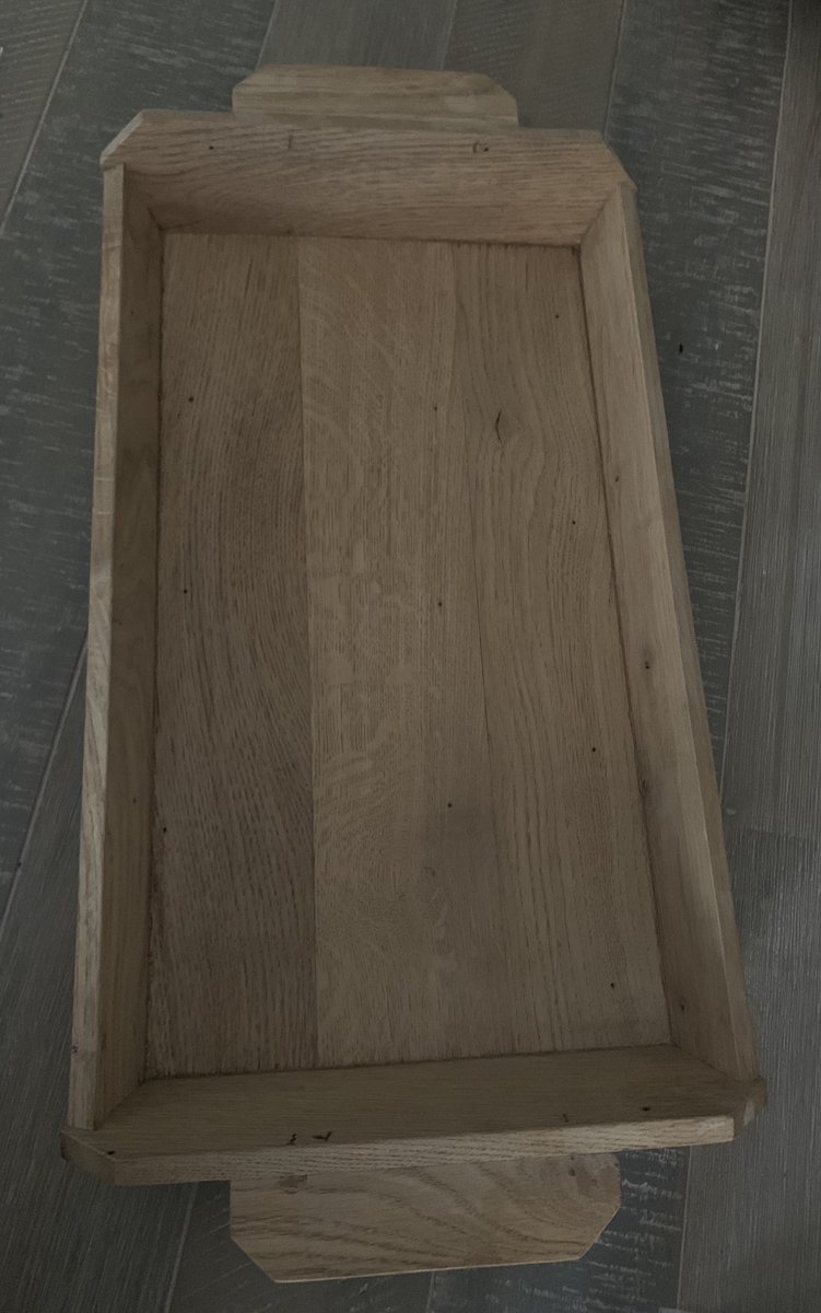 Handgemaakt Massief Licht Eiken Dienblad - R Gijsbers Design