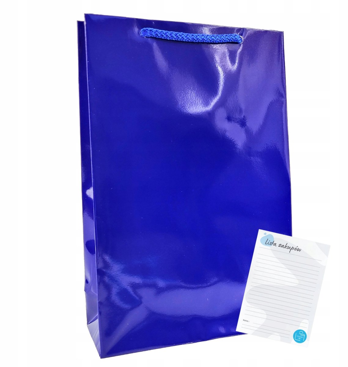 Blauwe gelatine kleipapiertjes cadeauzakjes 17x7x25cm - 25 stuks