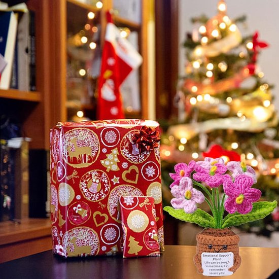 Creatieve Gehaakte Bloemen voor Emotionele Ondersteuning en Positieve Energie - Perfecte Cadeaus voor Vrienden en Familie — afbeelding 3