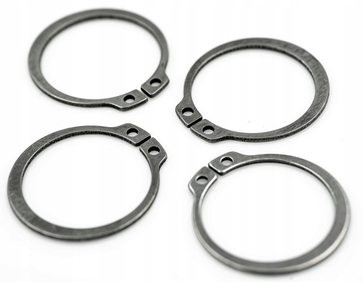 Set van 10 Externe Borgringen RVS 23mm - Merkloos