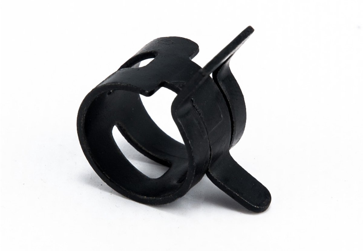 Veerring Klemband Zelfklemmend 7,6 - 9 mm Zwart