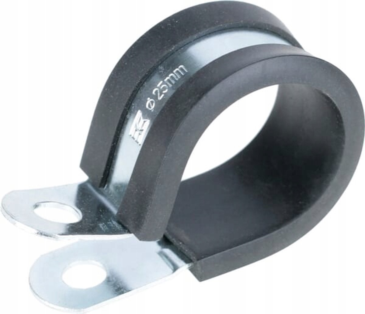 SMSL Slangklem met Rubber Inzetstuk - 22mm Breed, 12.7mm