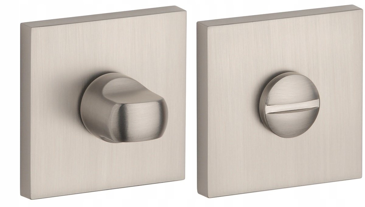 APRILE WC Rozet Vierkant Nikkel Slim 7mm Deurbeslag