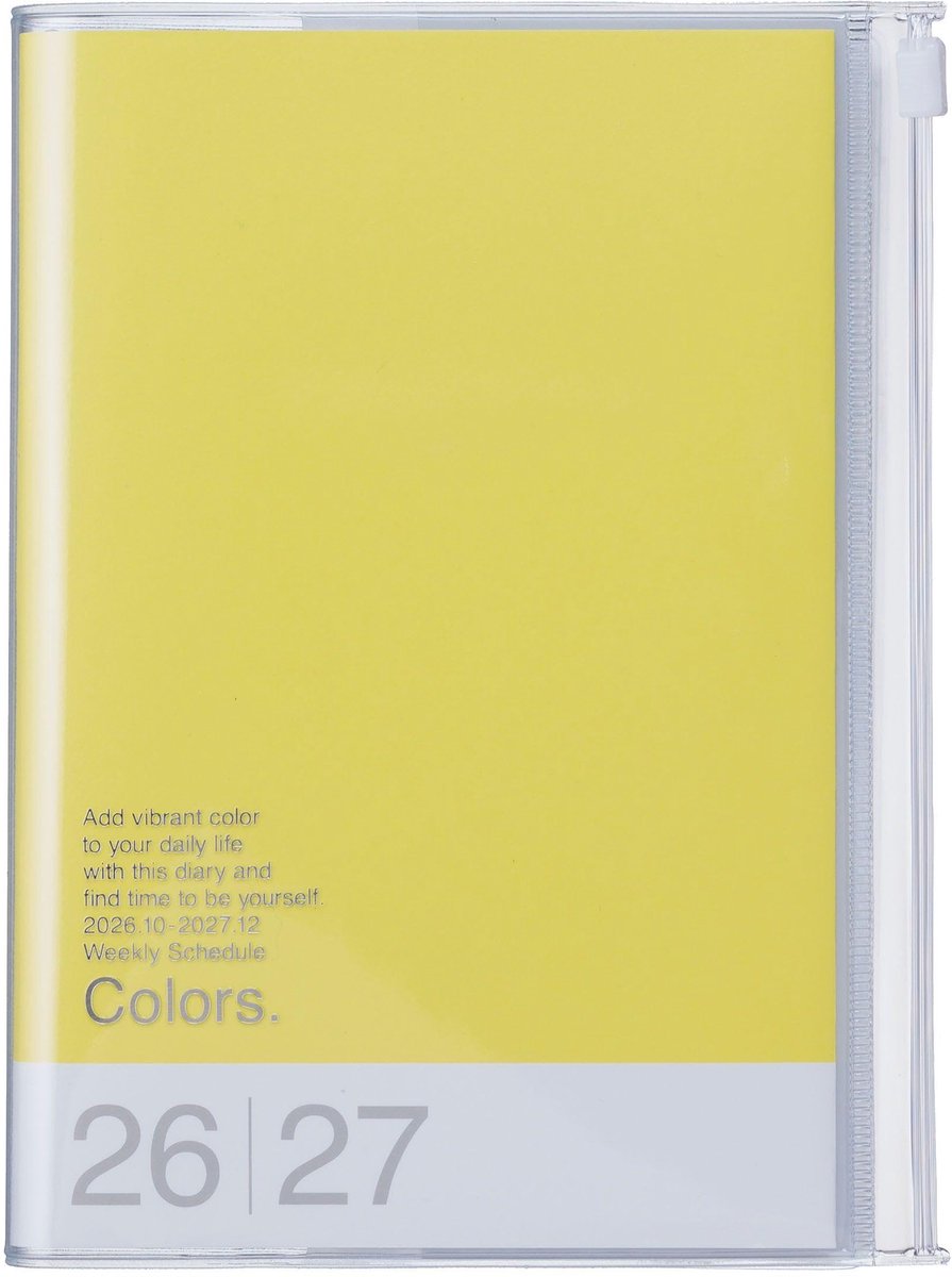 MARK'S 2026/27 Diary B6 Colors // Yellow - ShopVlot