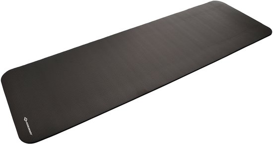 Schildkröt fitnessmat 10mm antislip grijs met draagriem en tips. van Schildkröt — afbeelding 2