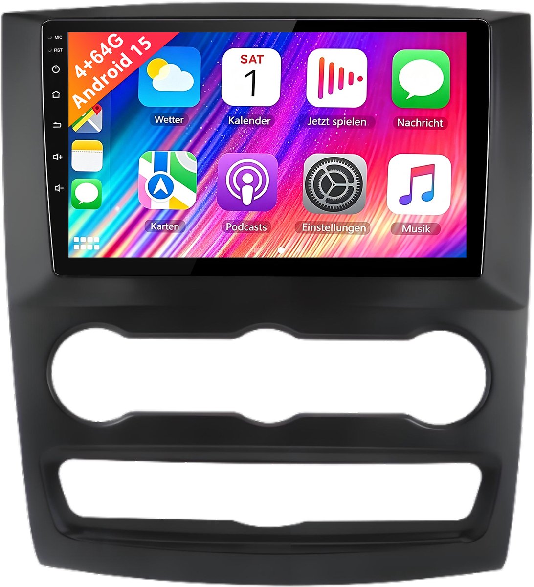 Cestovet Autoradio - Geschikt voor Mercedes-Benz Sprinter VW Crafter 2009 t/m 2016 - Android 15.0 Systeem Autoradio - Met navigatie GPS - 4+64GB - Bluetooth WIFI - Draadloos Carplay & Android auto