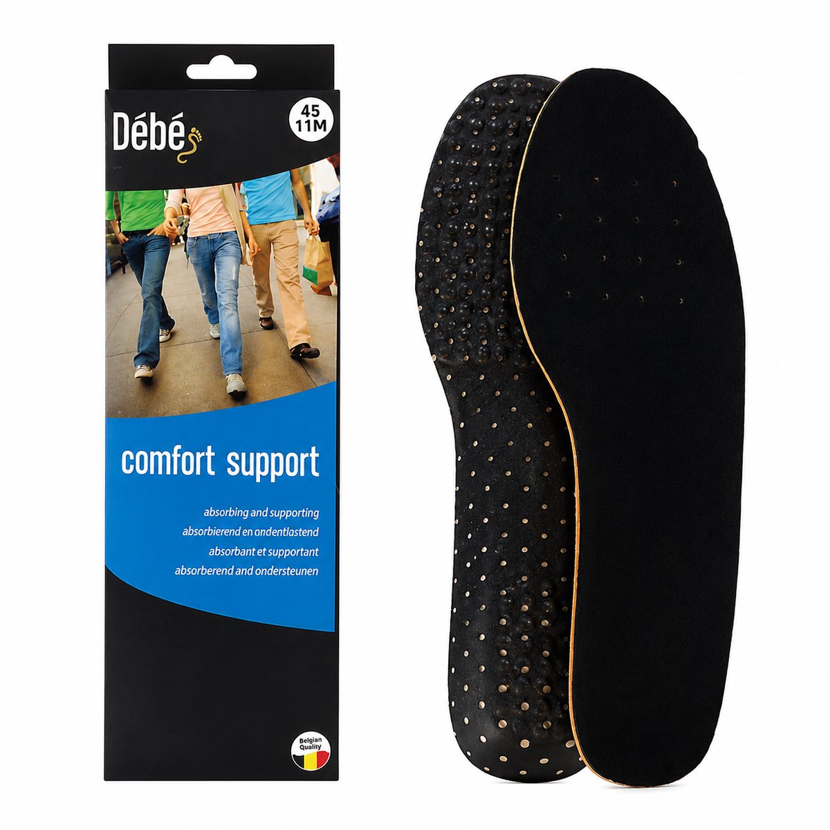 DEBE Comfort support - Inlegzool van hoog absorberende microvezel - 38