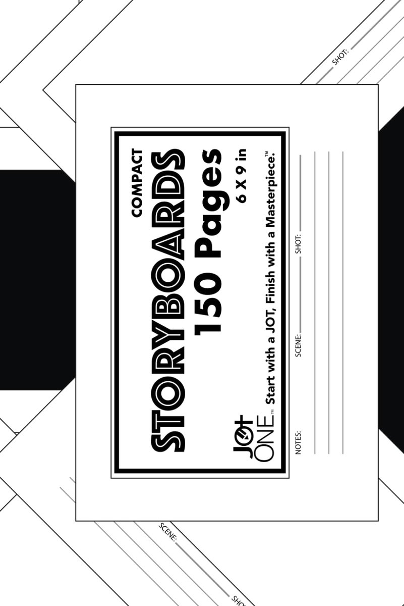 WIDE Frame Storyboard Notebook – 6x9, 150 Pages: Compact - ShopVlot