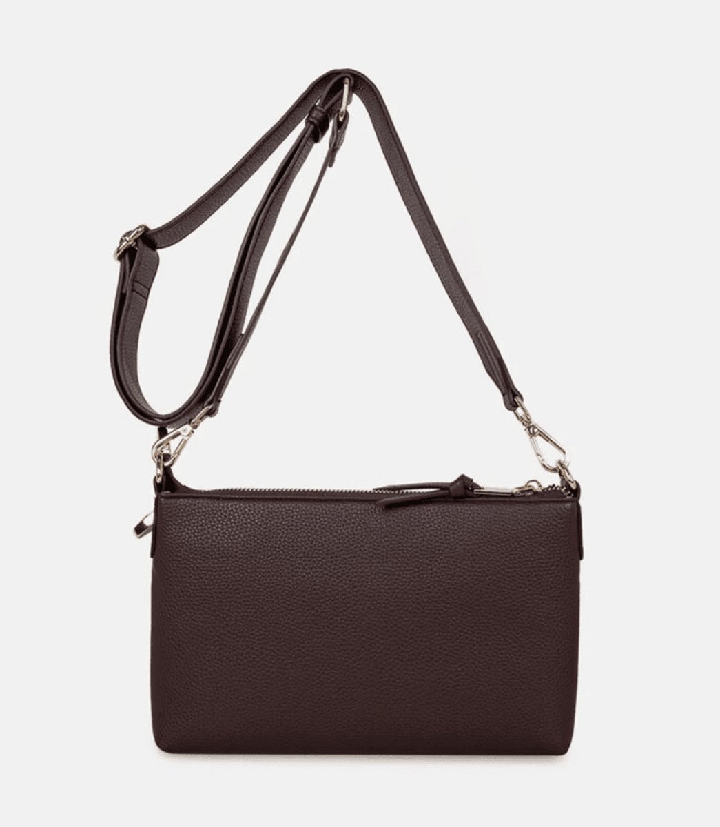 Laurent David Dames Crossbody Estée Dark Brown | Bruin | Maat: One Size