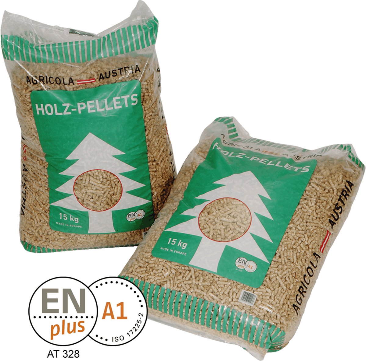 Agricola Green Houtpellets EN+ A1 - 15kg