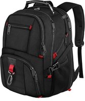 Grote Laptoprugzak 50L voor Heren, Geschikt voor 17,3 Inch Laptop, Ruime Rugzak met Veel Opbergruimte, voor Werk, Reizen en Studie