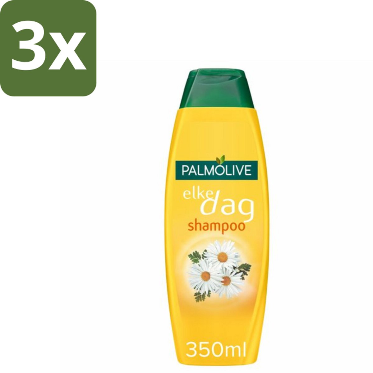 3 x Palmolive Shampoo Elke Dag 350 ml - Shampoo Elke Dag - Kamille Extract - Natuurlijke Shampoo - Haartype - Milde Shampoo
