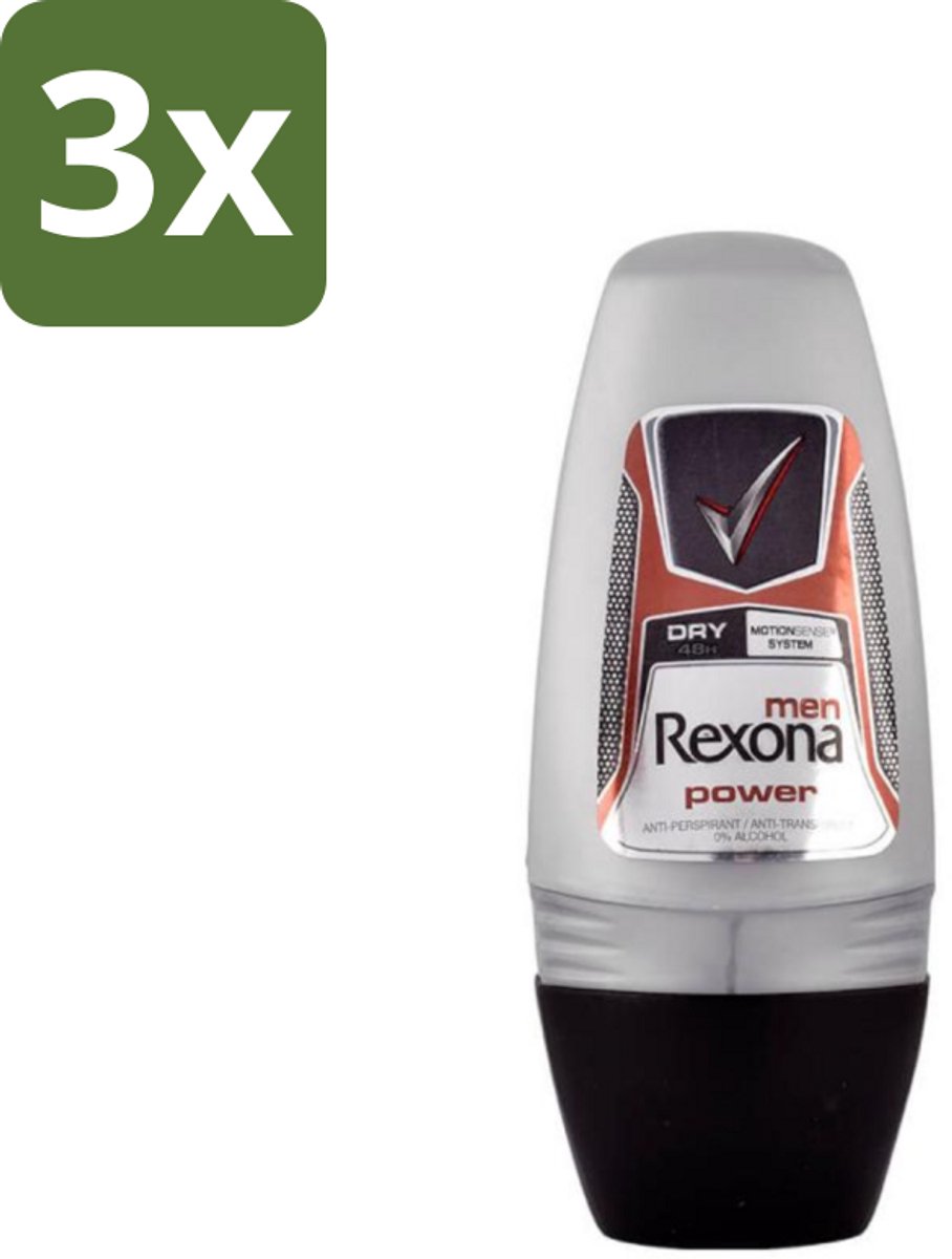 3 x Rexona - Advanced Protection - Deo Roll-on - Anti-transpirant - 50 ml - Anti-transpirant - Zweetbeperkend - Deodorant - Zweetbescherming - Geurbeheer