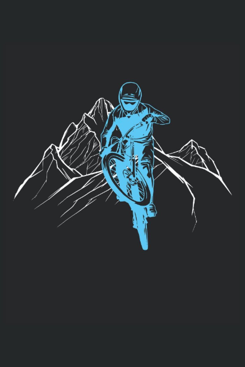Mountain Bike MTB: Lined Notebook Journal, Notepad College Ruled, Medium Ruled ToDo Exercise Book, e.g. for exercise - ShopVlot