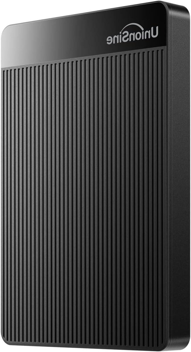 Externe harde schijf - Draagbare opslag - Bestanden opslaan - Ultrasnelle overdracht - 4 TB - Zwart