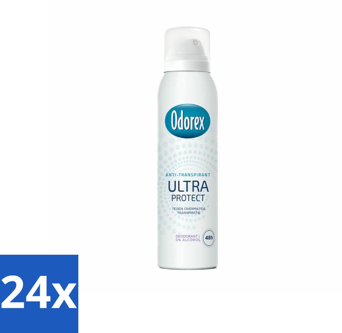 24 x Odorex - Deodorant Spray - Ultra Protect - Extra Krachtig - 150 ml - Anti-transpirant Spray - Zweetbeheersing - Geurbeheersing - Extra Krachtige Bescherming - 48 Uur Bescherming