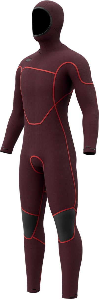 Mystic Voltt Hooded 6/4/3mm Fzip 2027 - Black
