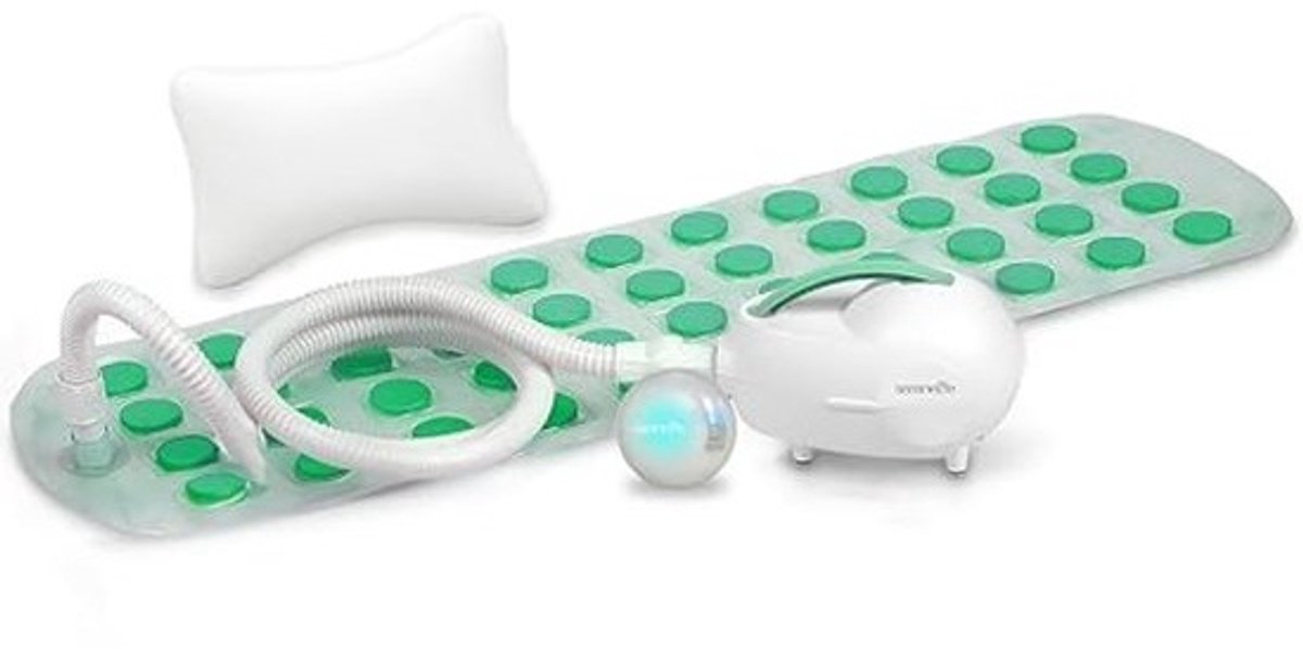 Verwarmd Bubbelbad Mat met LED Afstandsbediening voor Thuis Spa