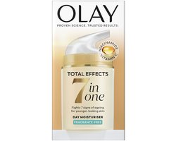 Olay Total Effects 7-in-1 - Hydraterende Dagcrème - Parfumvrij - 4 x 50 ml