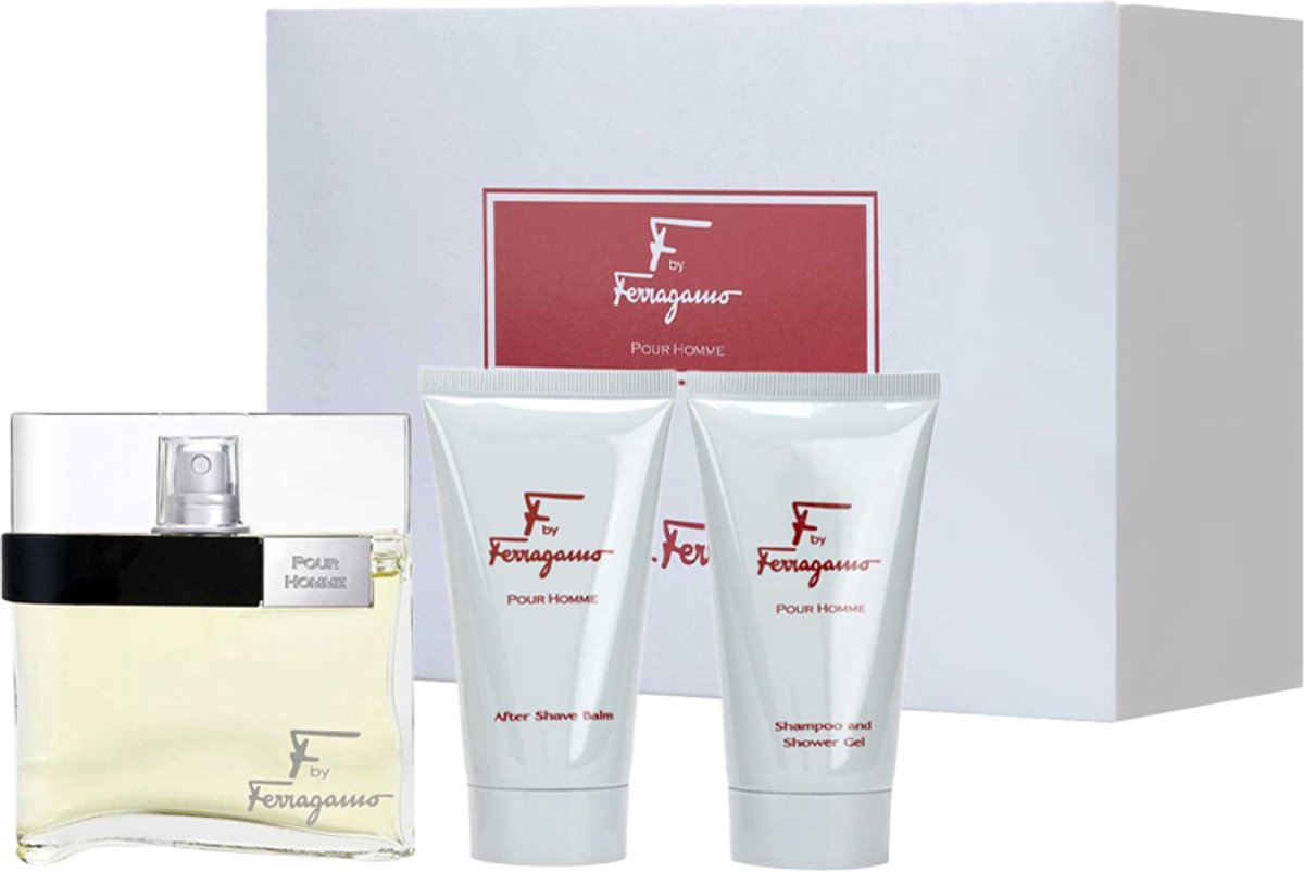 Salvatore Ferragamo F by Ferragamo Pour Homme Gift Set