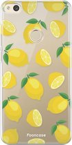 FOONCASE Huawei P8 Lite 2017 hoesje TPU Soft Case - Back Cover - Lemons / Citroen / Citroentjes