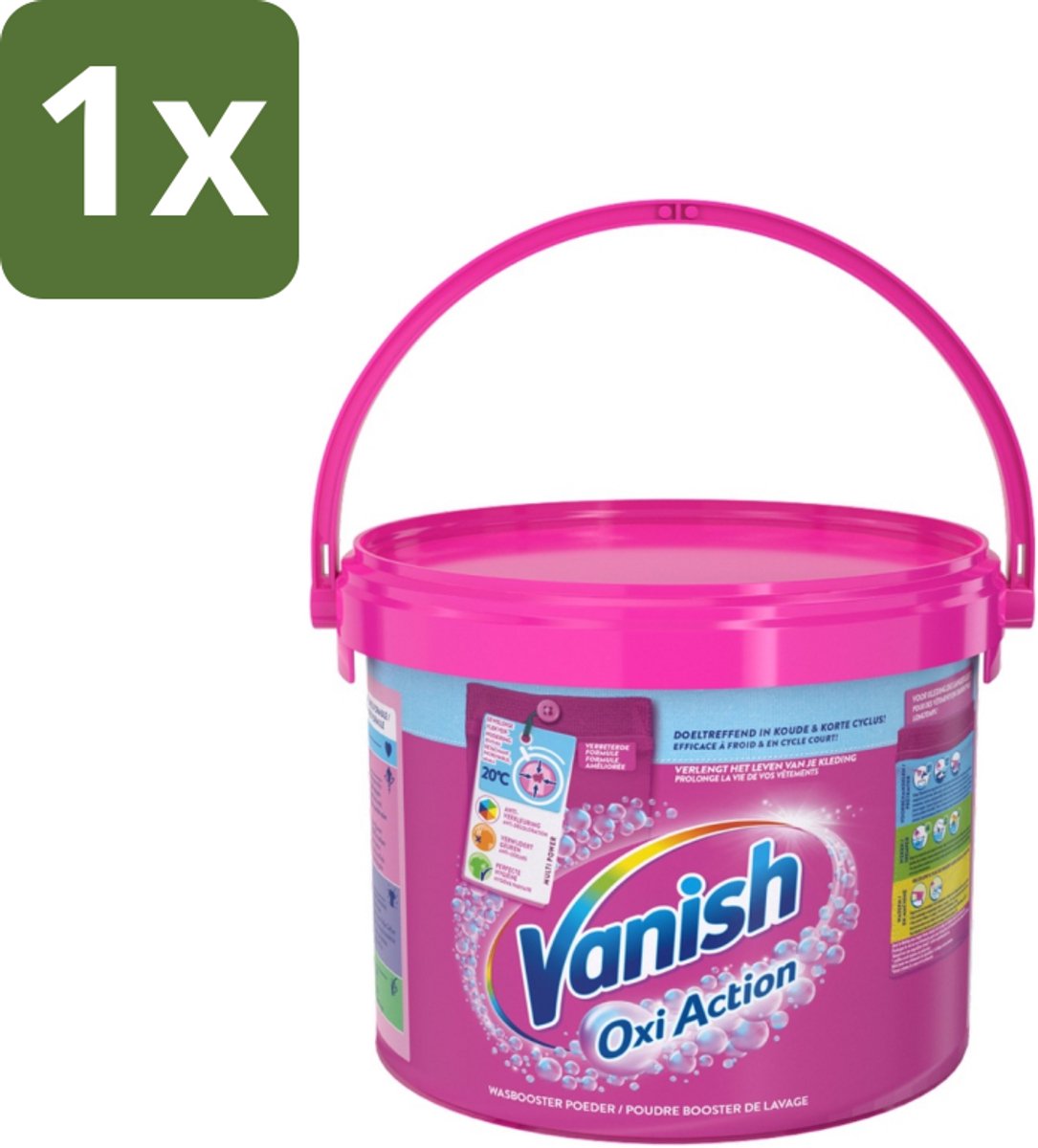 Vanish Oxi Action - Vlekkenverwijderaar - Wasbooster - Gekleurde Was - 2.7 Kg - 1 stuk