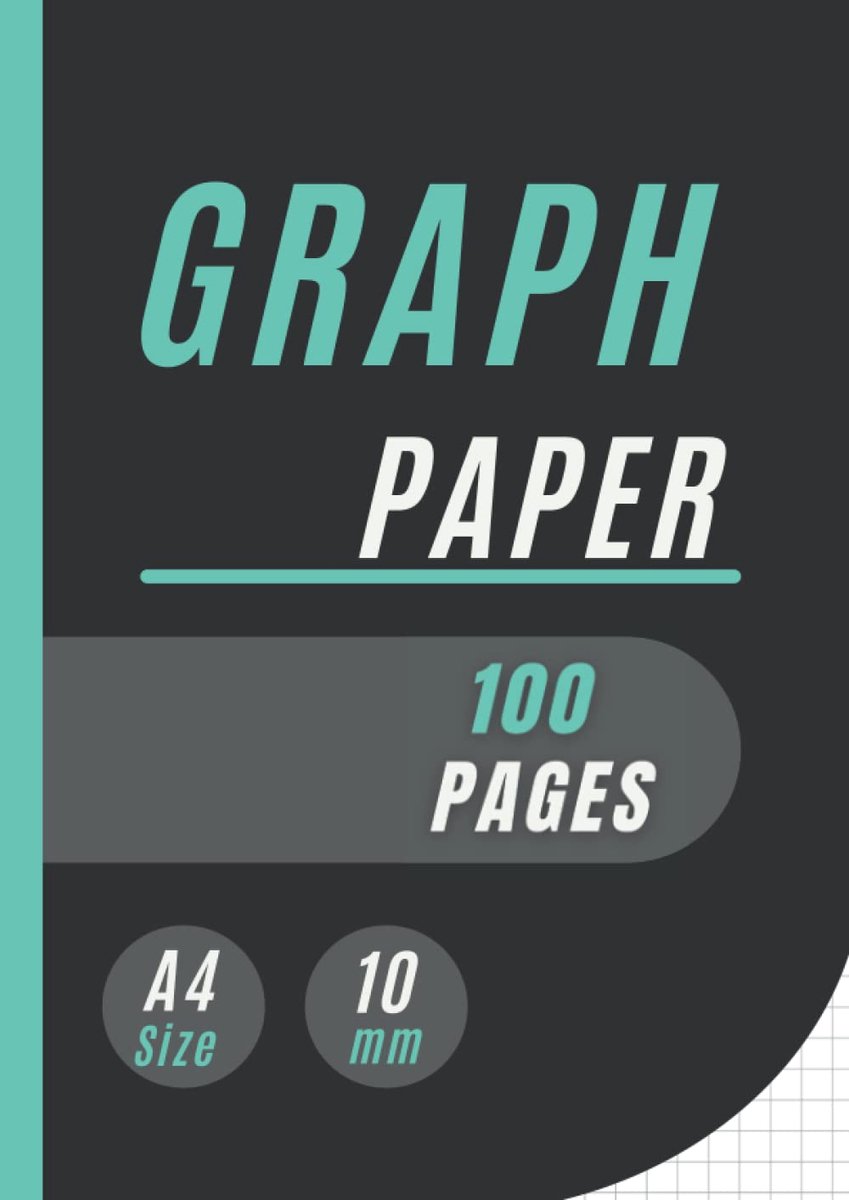 Graph Paper: Squared Paper Notebook A4: 10 mm Squares Maths Notebook, 1 cm Squared Quad Ruled Grid Paper Notebook for - ShopVlot