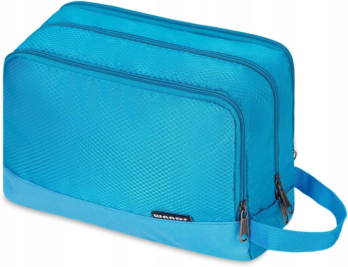 Grote Reishoes met Ophanghaak - Blauw - Waterdicht en Ruim
