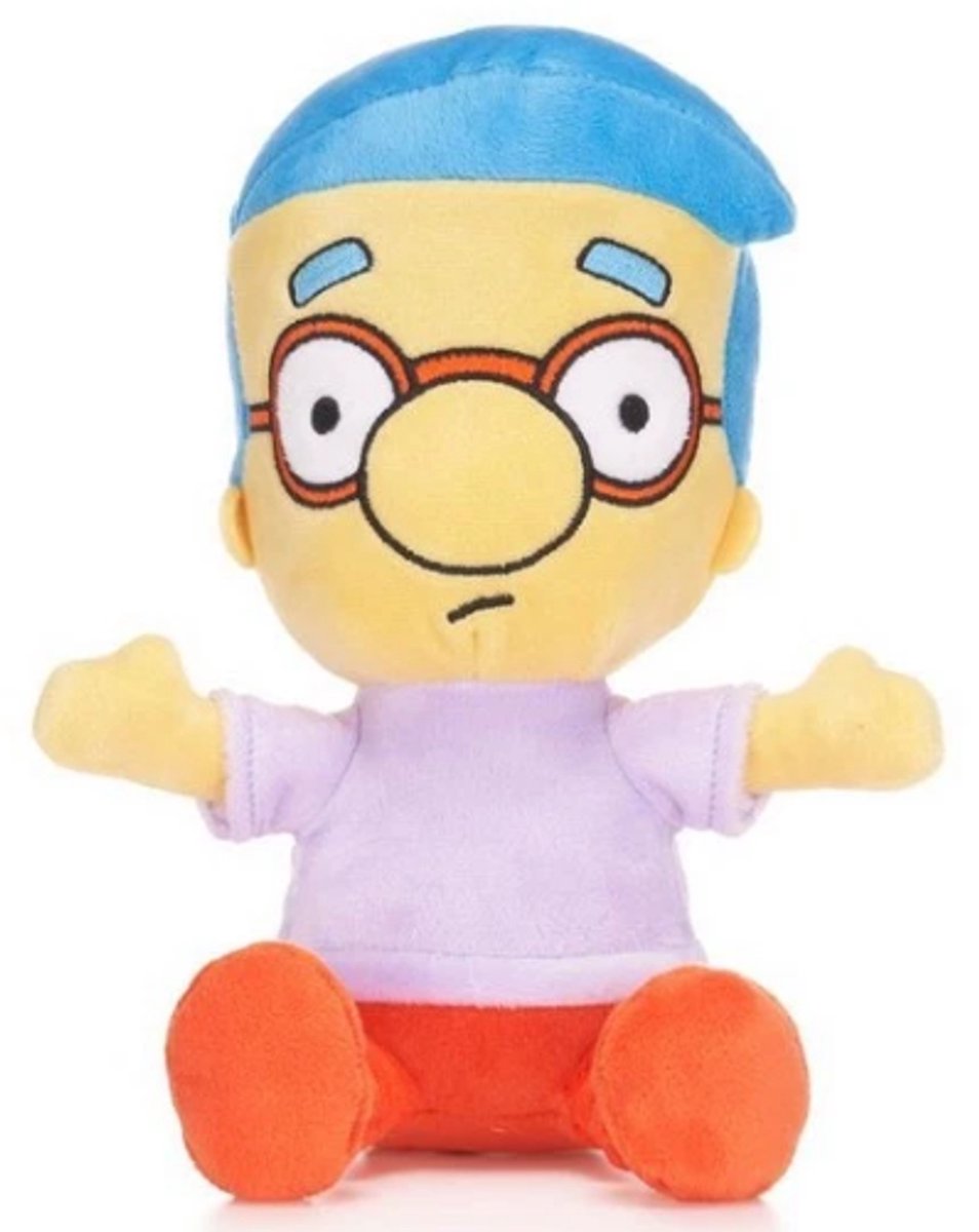 Milhouse – The Simpsons Pluche Knuffel 32 cm - Speelgoed Knuffels voor Kinderen Jongens Meisjes - Simpons Plush Toy