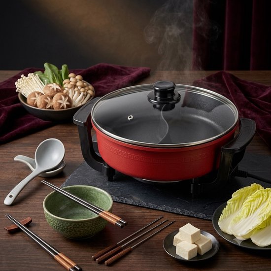 Hotpot Box Compleet voor 2 Personen - Inclusief Hotpot, Servies, Bouillon & Accessoires - Complete Hotpot Set — afbeelding 5