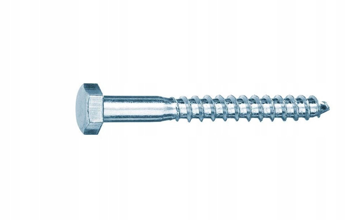 Marcopol H6K houtschroef 10x80 mm verzinkt, ca. 10 stuks (0.45kg)