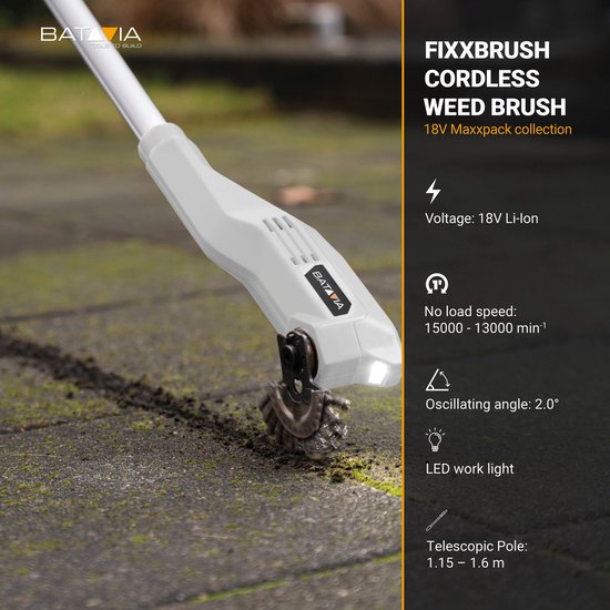 Batavia 18V Fixxbrush Accu Onkruidborstel van Batavia — afbeelding 5