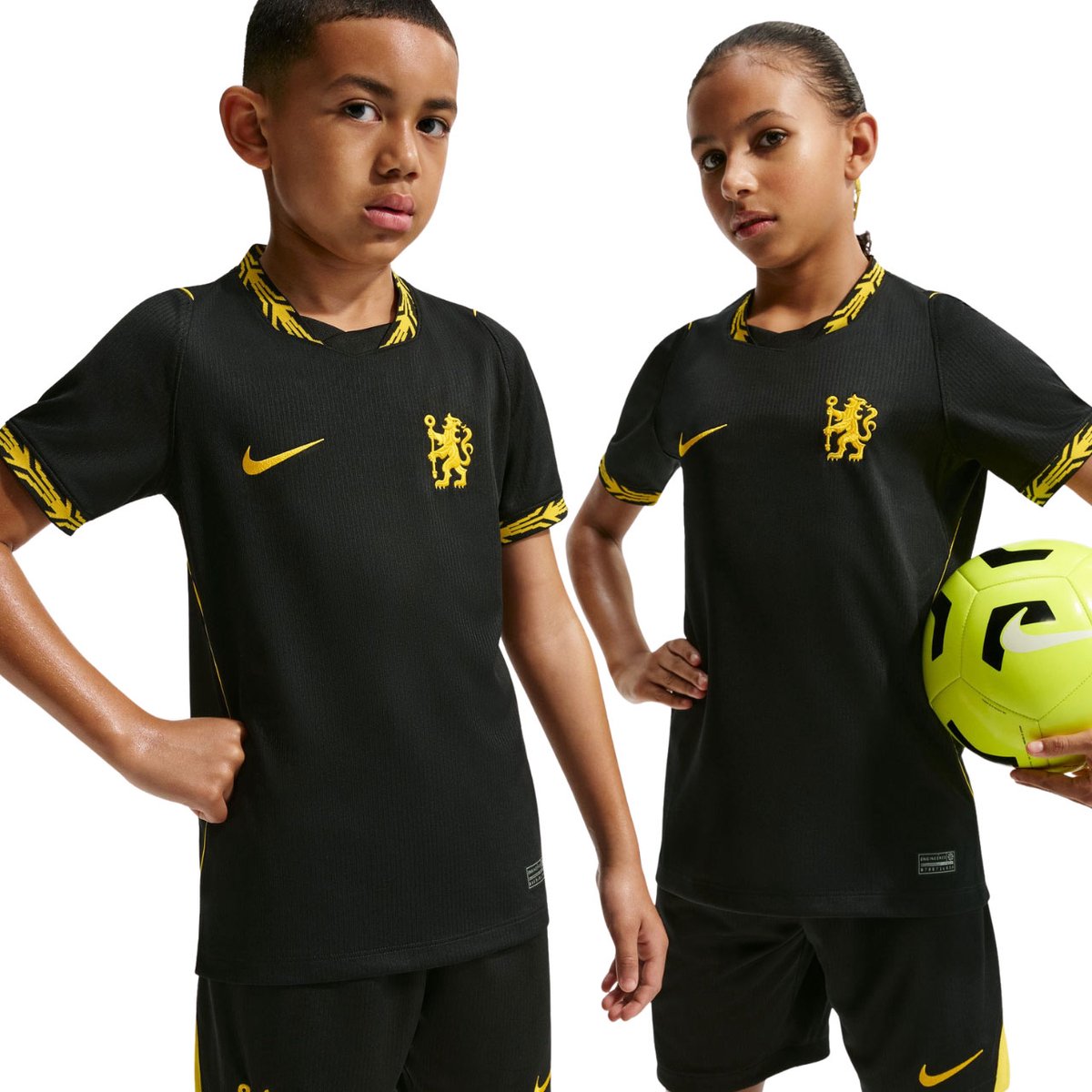 Nike T-shirt Kinderen Chelsea F.C. Stadium 2026/27 Zwart