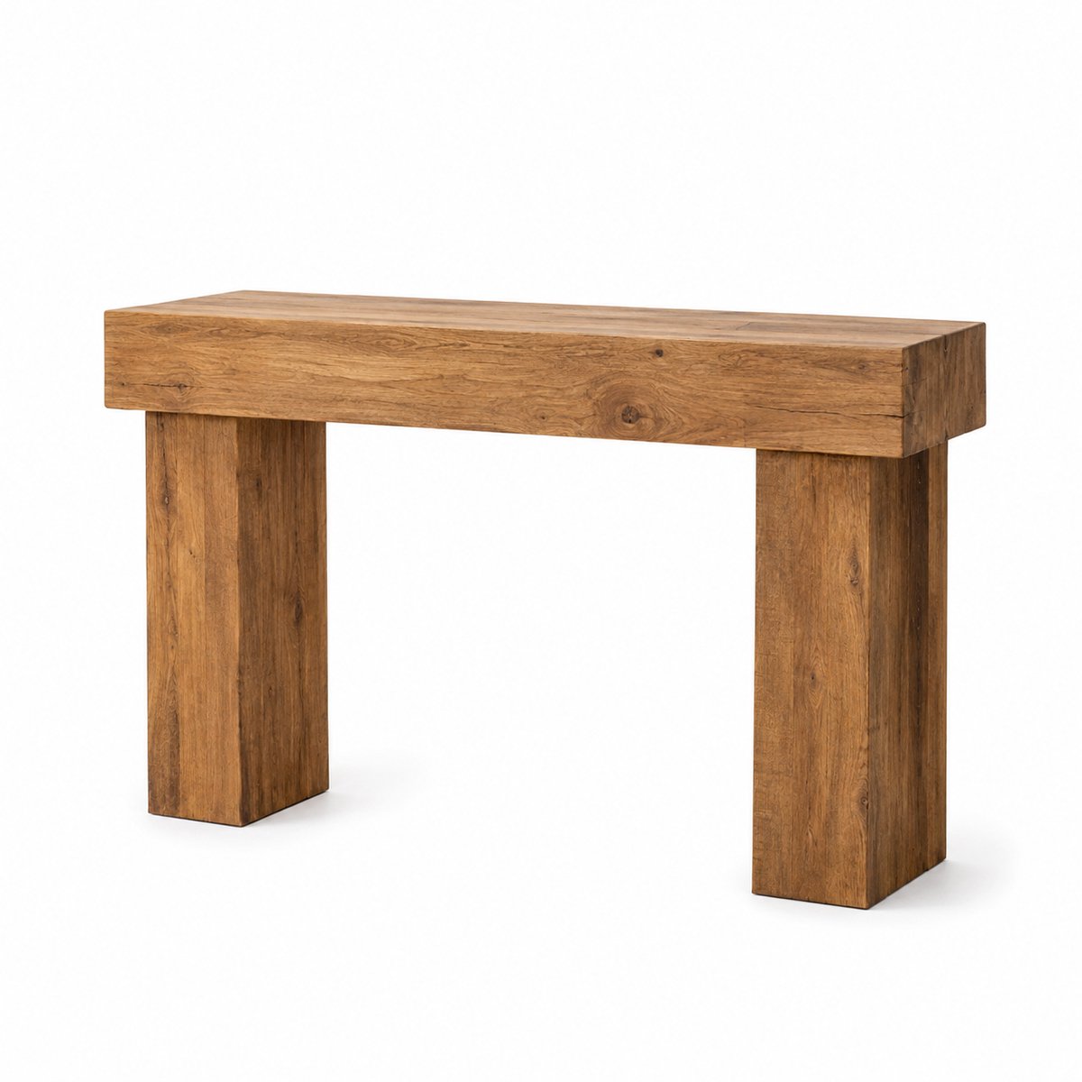 Bresht Consoletafel - Sidetable - Tafel - Haltafel - Stevig MDF - Rustiek landelijk bruin - Krasbestendig - 160 × 30 × 81 cm