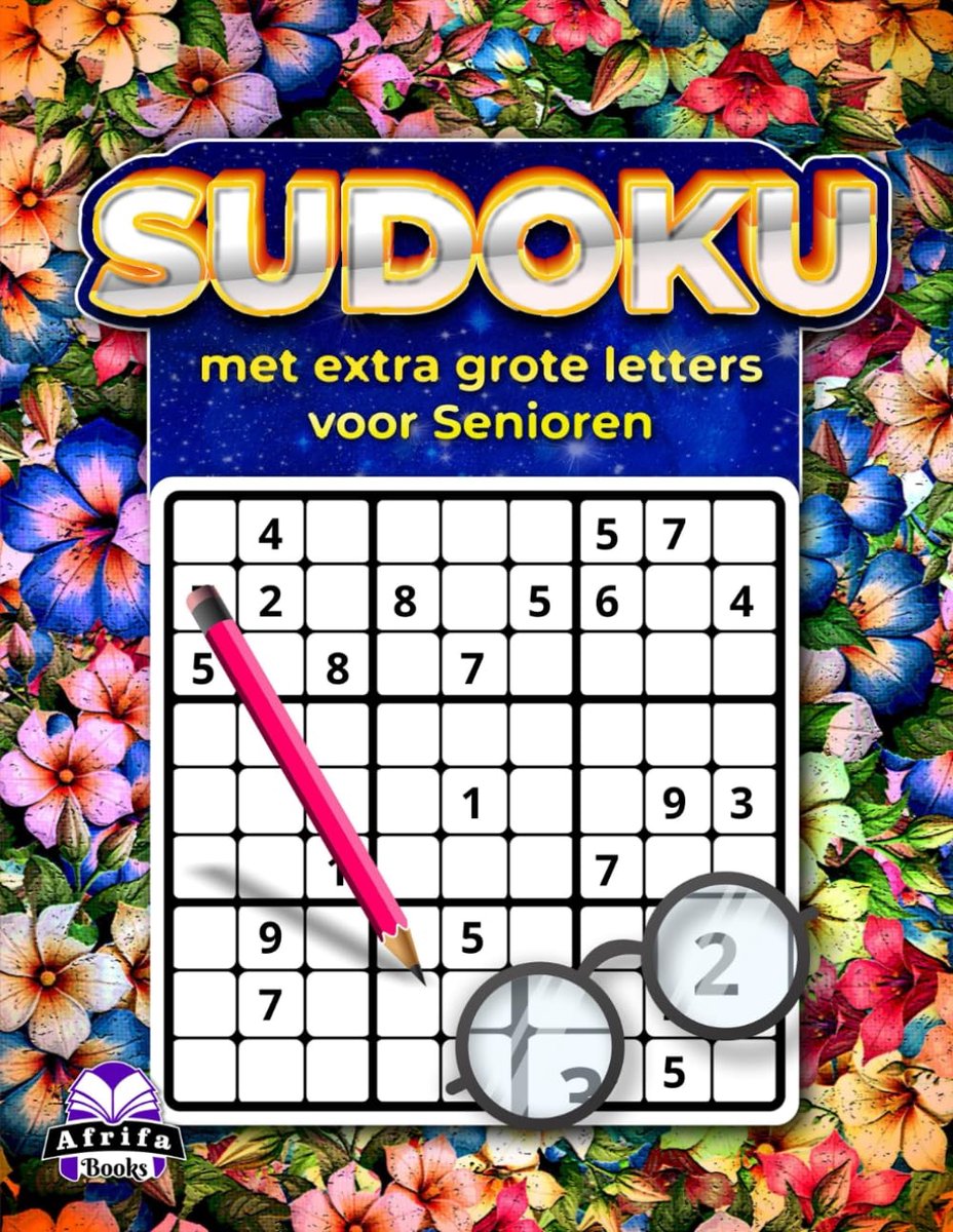 Sudoku met extra grote letters voor senioren: gemakkelijk te lezen puzzels voor ontspanning en hersengymnastiek: - ShopVlot