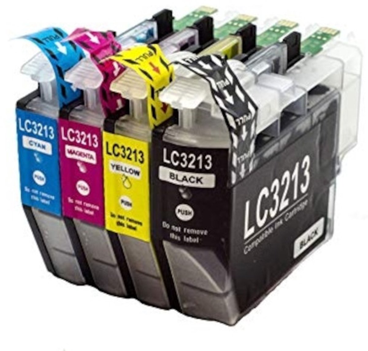 Huismerk Brother LC-3213 XL inkt cartridges 4- Kleuren Multipack (45 ml)