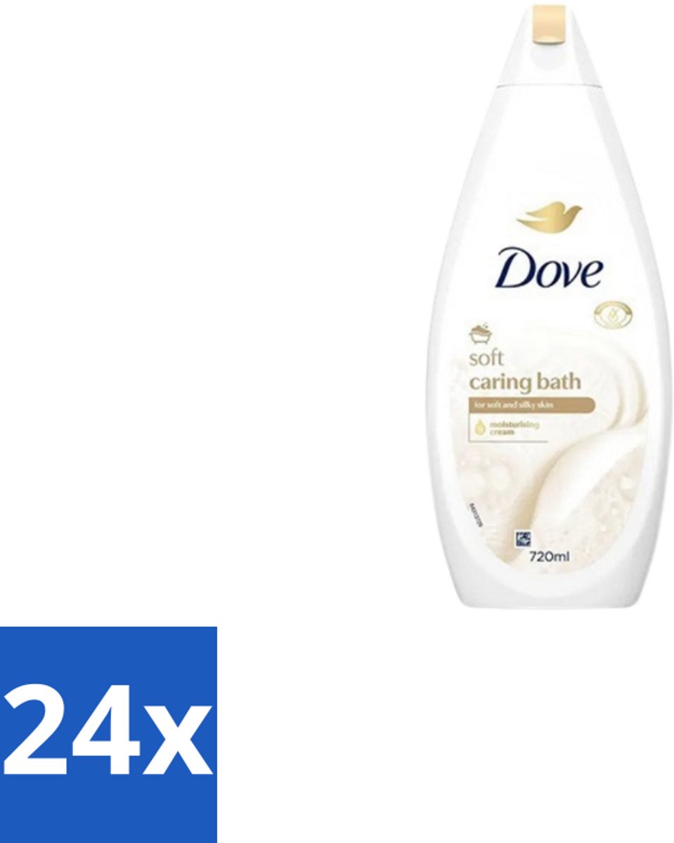 Dove – Badcrème – Soft – 720 ml - Voordeelverpakking - 24 stuks