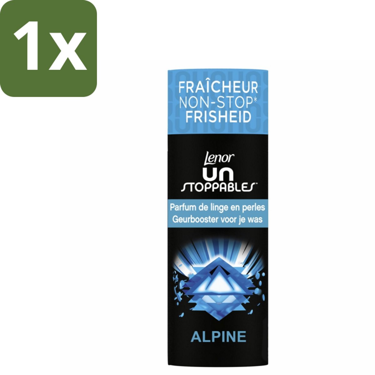 1 x Lenor Unstoppables – Geurbooster – Alpine – 19 Wasbeurten – 235 g - Geurbooster Wasgoed - Frisheid Wasgoed - Citrus Geur - Bloemen Geur - Kruiden Geur