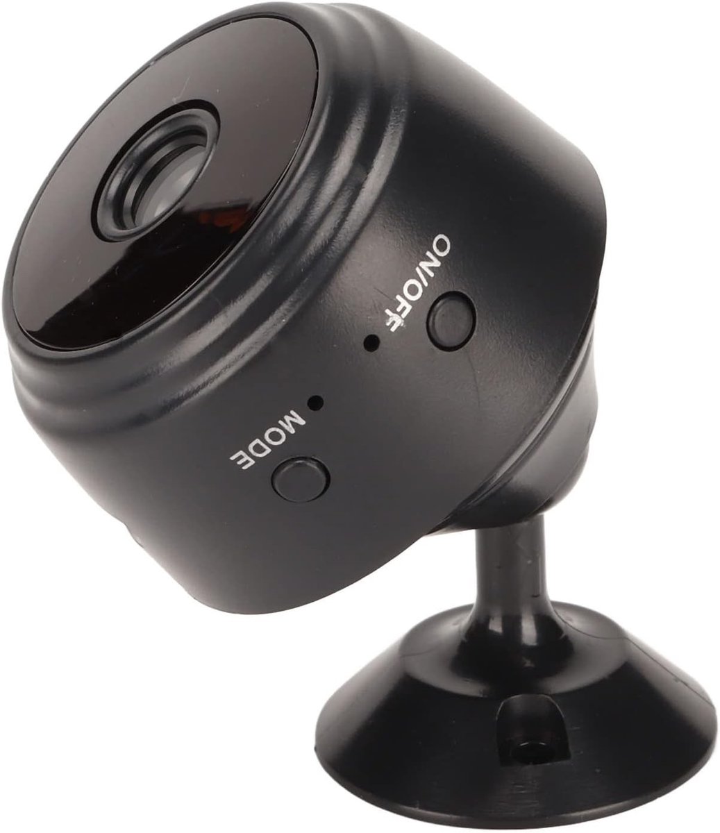Compacte 720P HD Beveiligingscamera met Draadloze Verbinding, Magnetische Installatie en Toegang op Afstand via App voor Thuisgebruik