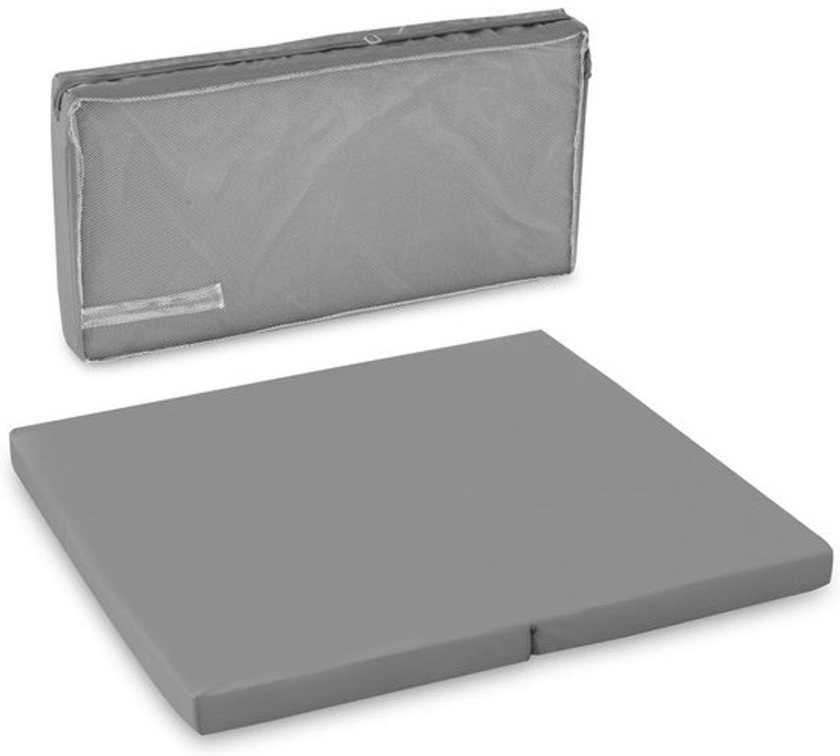 Comfortabel Opvouwbaar Matras 90 x 90 cm voor Campingbedje en Speelbox - Ademend en Wasbaar