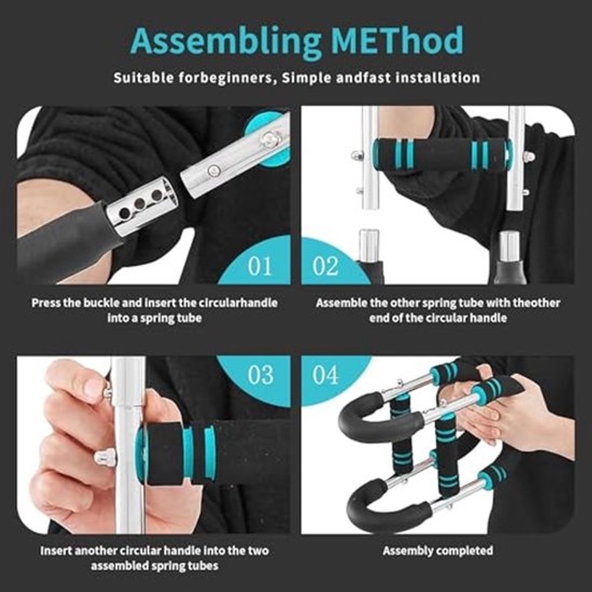 Verstelbare Arm Trainer - Efficiënte Tricep en Bovenlichaam Oefeningen voor Thuis