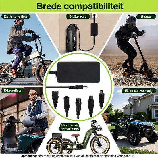 Universele Oplader - Fatbike - E-bike - Elektrische Fiets - Accu van Universele — afbeelding 4