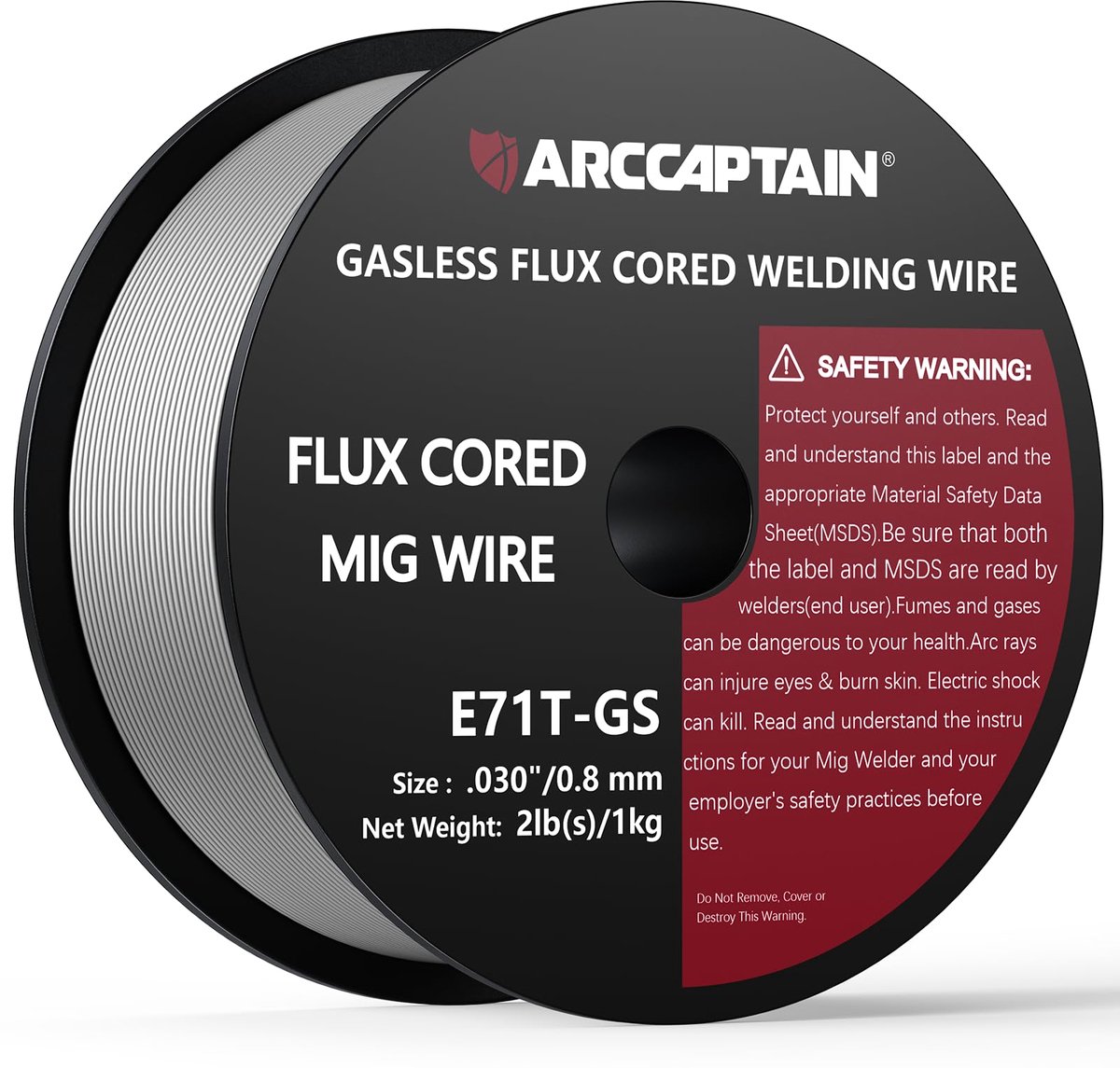 ARCCAPTIAN Filling Wire 0.8 mm 1 kg E71T-GS MIG Welding Wire for Welding Machine Without Gas MIG/MAG FLUX Welding Wire - ShopVlot