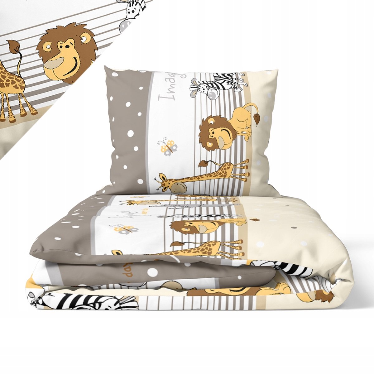 Kinderbeddengoed 90x120cm, 2-delig, 100% katoen, diverse prints