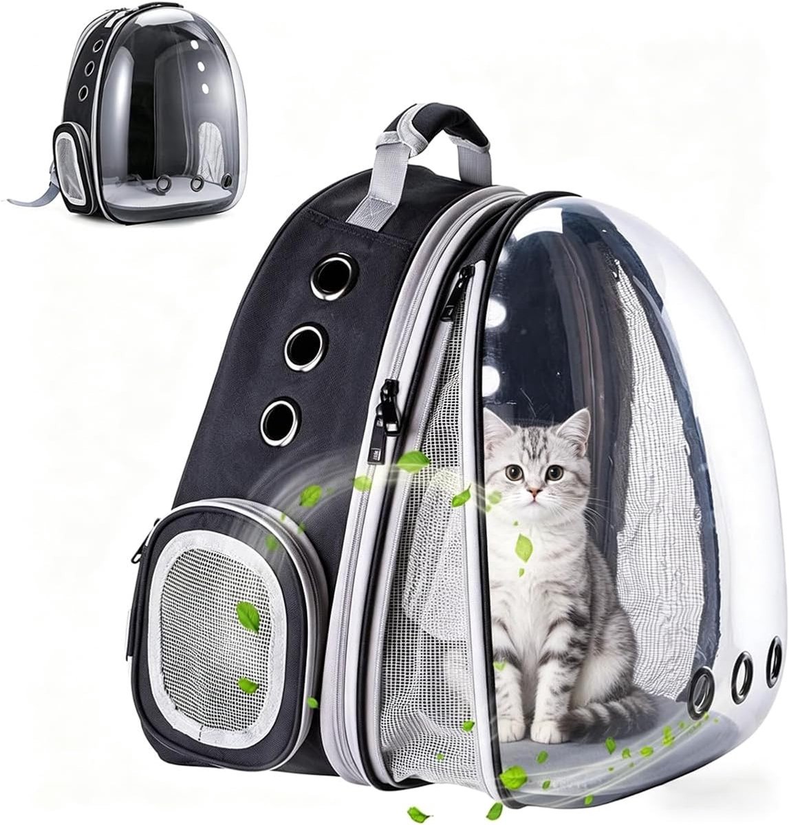 Ruime Dierenrugzak voor Katten en Honden, Vouwbare Draagtas voor Camping en Wandelen, Comfortabel en Veilig