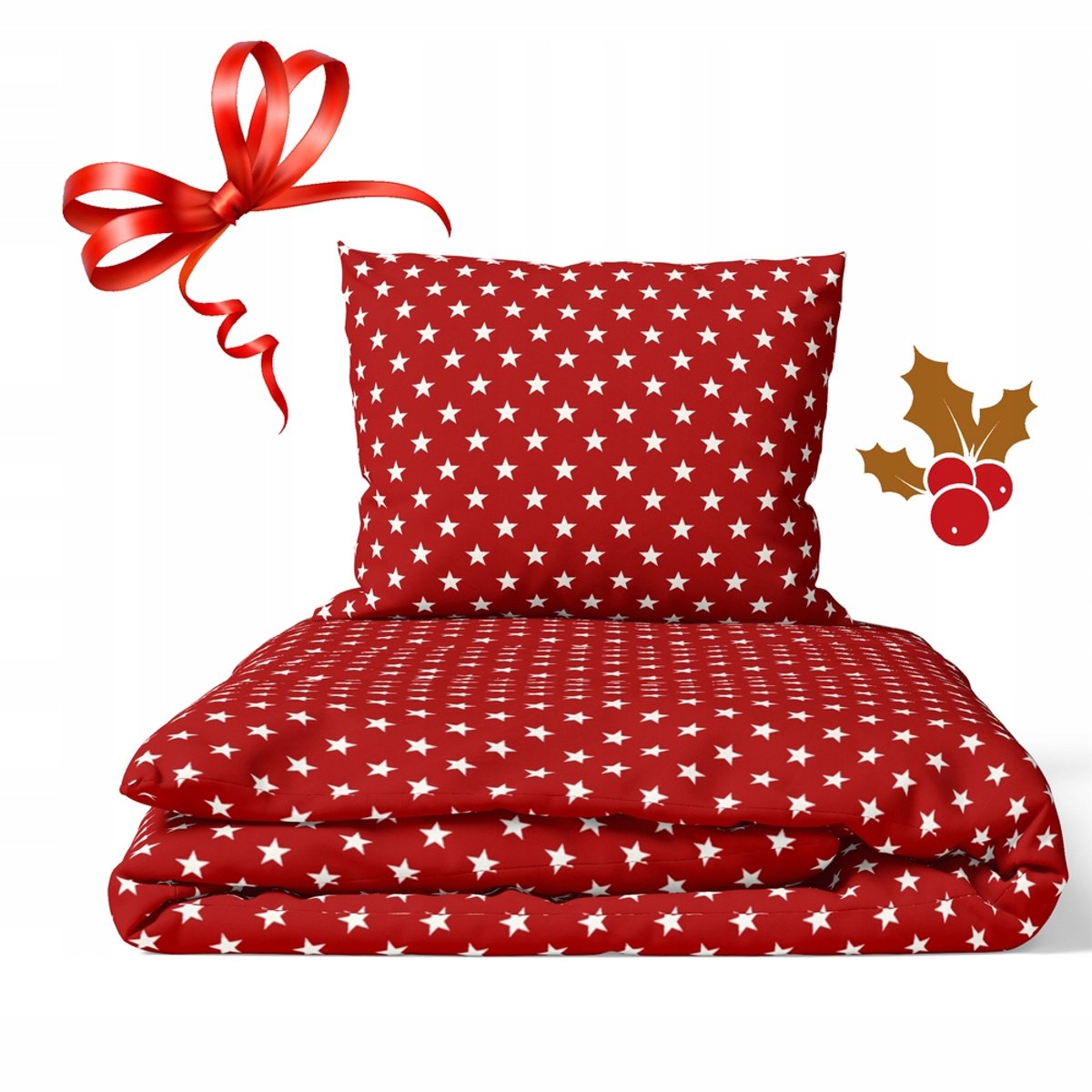 Kerst Kinderbeddengoed 90x120cm 100% Katoen met Sterren