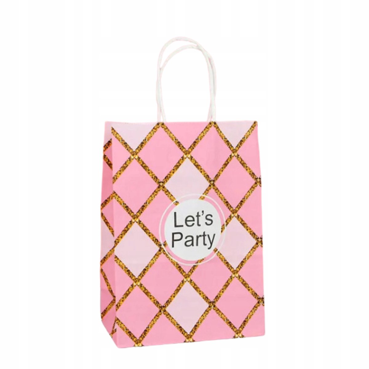 Roze Gouden Cadeautassen 5 Stuks - Feestelijk & Elegant