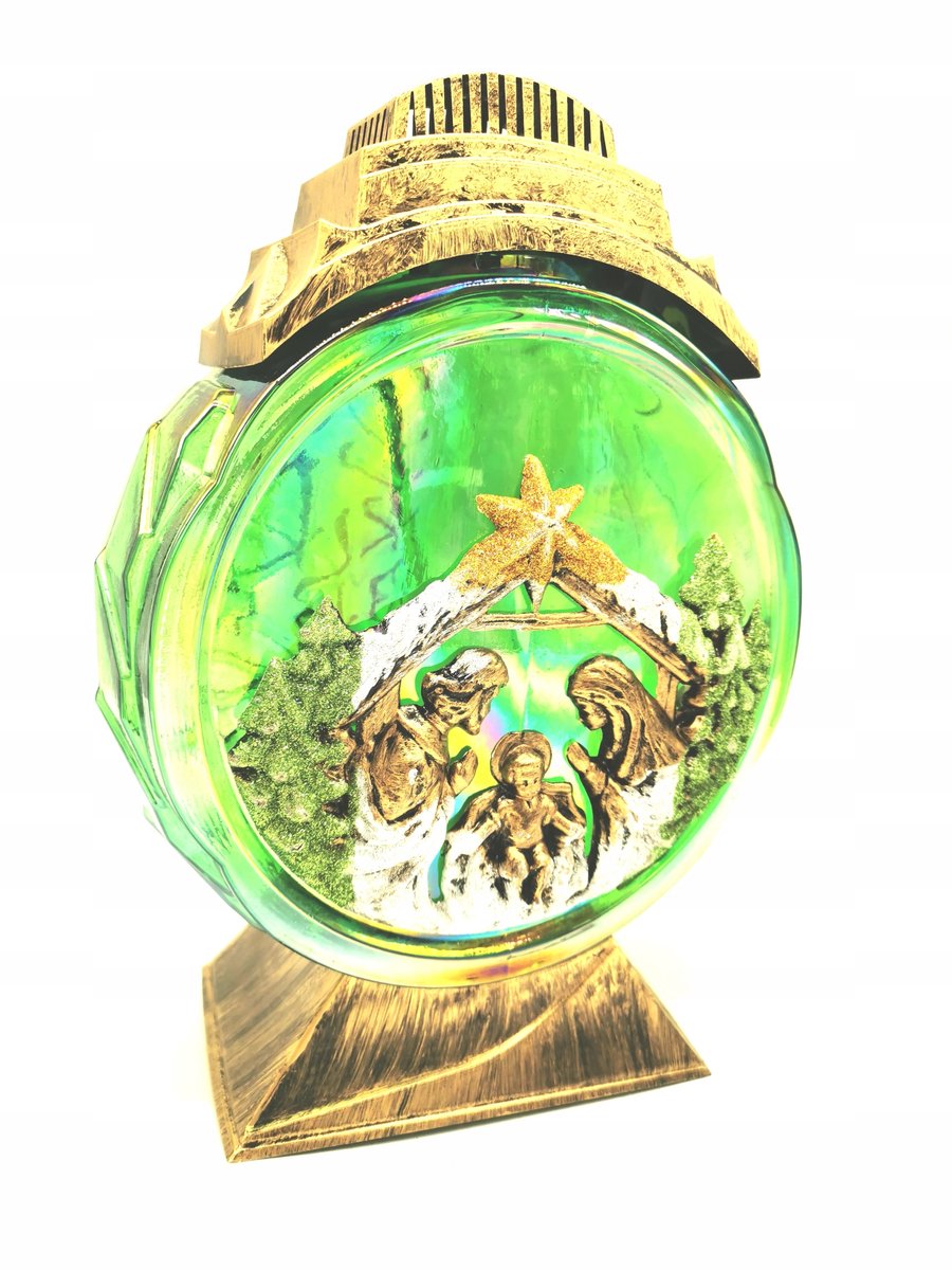 Kerstmis Graflicht Kapelletje Kerststal - 34cm Hoog